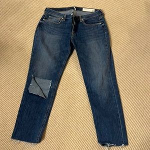 Rag and bone size 28 low rise slim boyfriend jeans